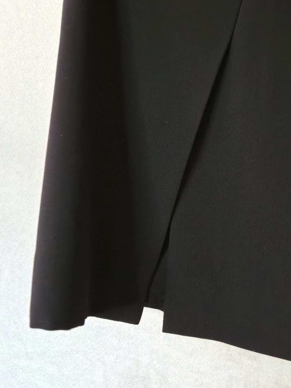 J. Crew Ruffle Pencil Skirt in 365 crepe | Black | Size 10 - Picture 5 of 9